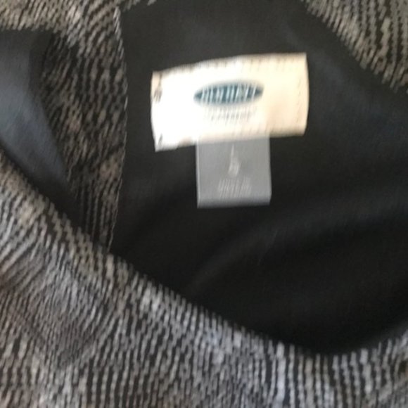 Old Navy long black white flowing dress spag strap - Picture 4 of 4